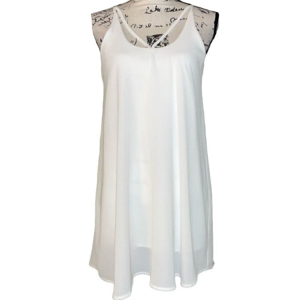 Blue Rain white dress XS‎
